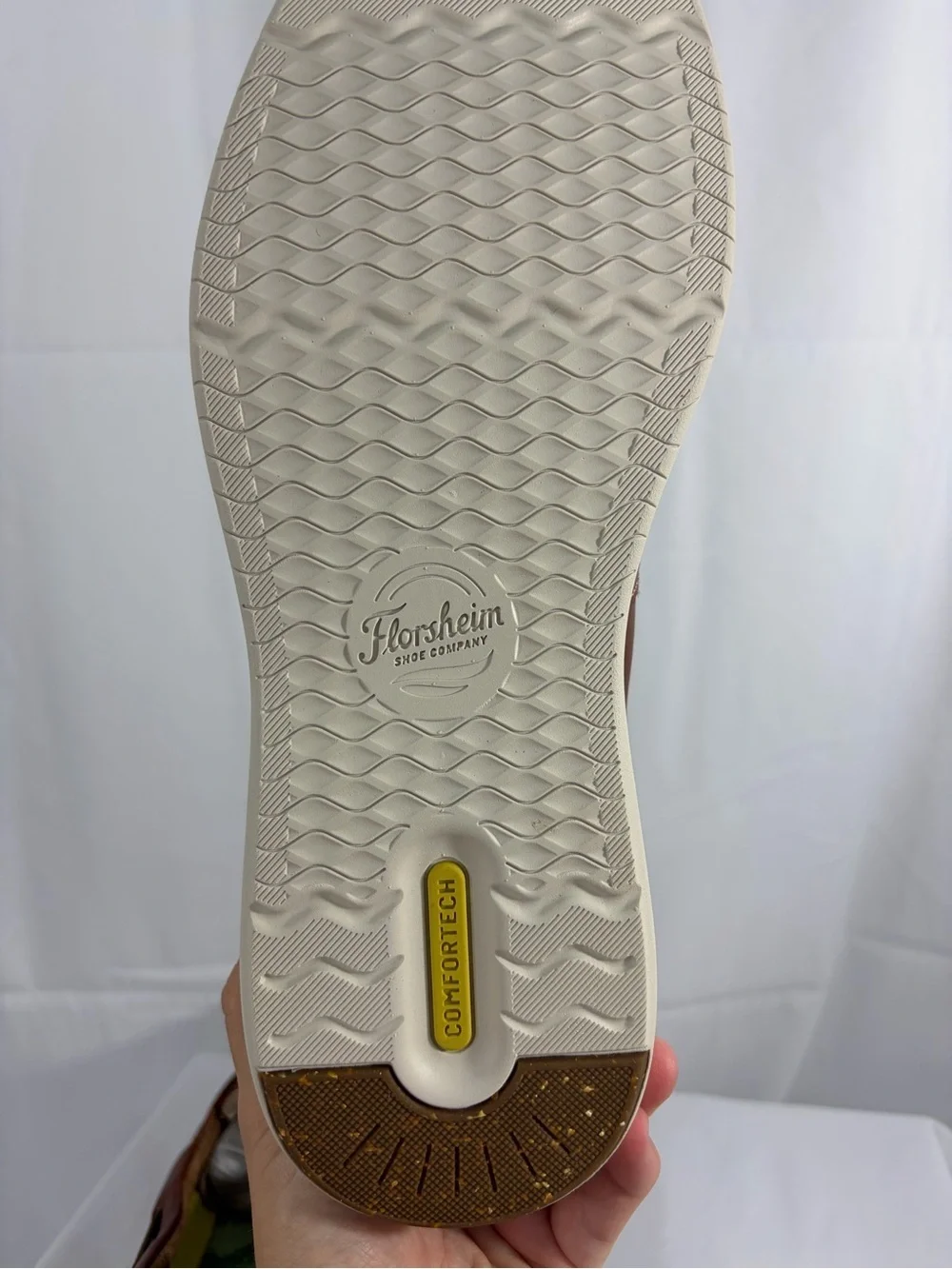 NWT Florsheim Shoe Co. Men's Size 11 Brown Leather Boat Shoes